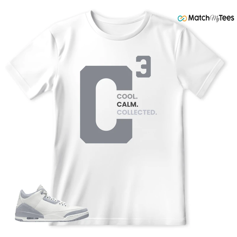 NIKE AIR JORDAN 3 SAIL SNEAKER Matching Tees t-shirt