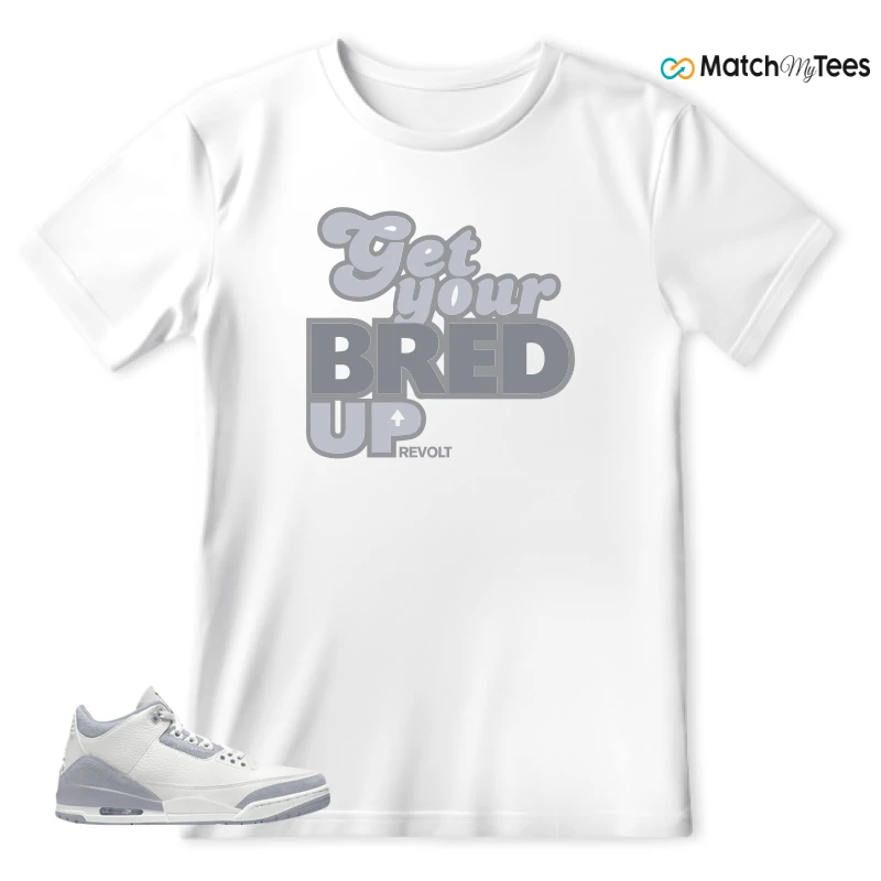 NIKE AIR JORDAN 3 SAIL SNEAKER Matching Tees t-shirt