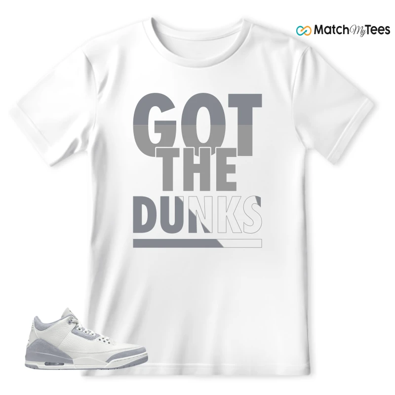 NIKE AIR JORDAN 3 SAIL SNEAKER Matching Tees t-shirt