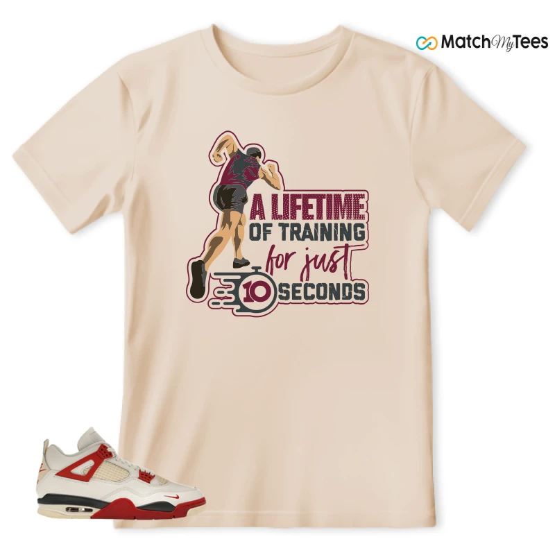 NIKE AIR JORDAN 4 BRICK AFTER BRICK SNEAKER Matching Tees t-shirt