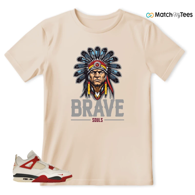 NIKE AIR JORDAN 4 BRICK AFTER BRICK SNEAKER Matching Tees t-shirt