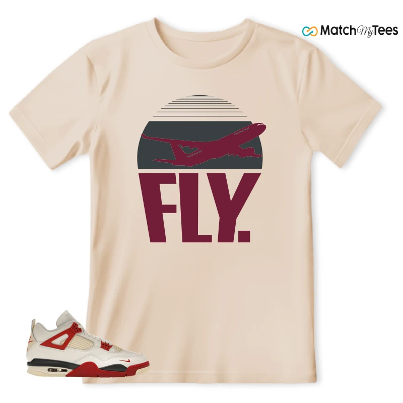 NIKE AIR JORDAN 4 BRICK AFTER BRICK SNEAKER Matching Tees t-shirt