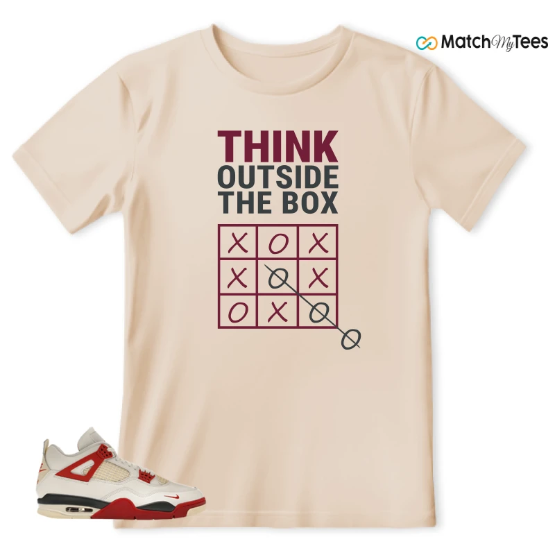 NIKE AIR JORDAN 4 BRICK AFTER BRICK SNEAKER Matching Tees t-shirt