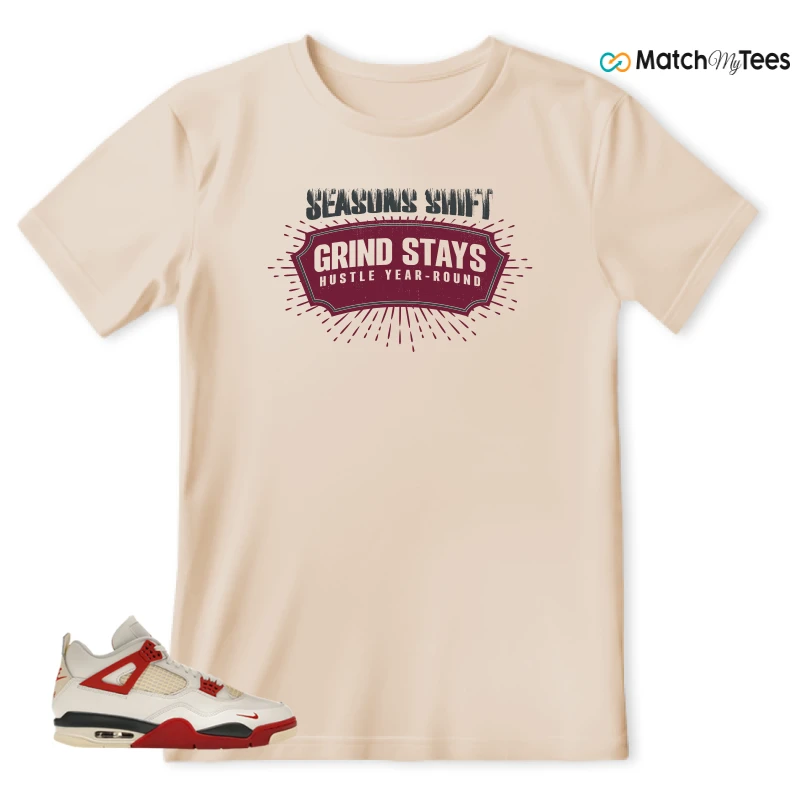 NIKE AIR JORDAN 4 BRICK AFTER BRICK SNEAKER Matching Tees t-shirt