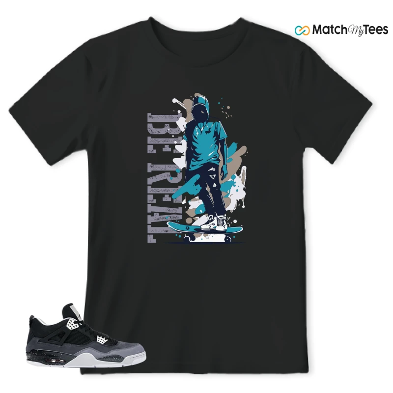 NIKE AIR JORDAN 4 FEAR SNEAKER Matching Tees t-shirt