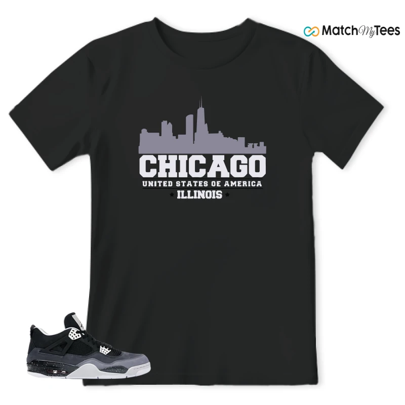 NIKE AIR JORDAN 4 FEAR SNEAKER Matching Tees t-shirt
