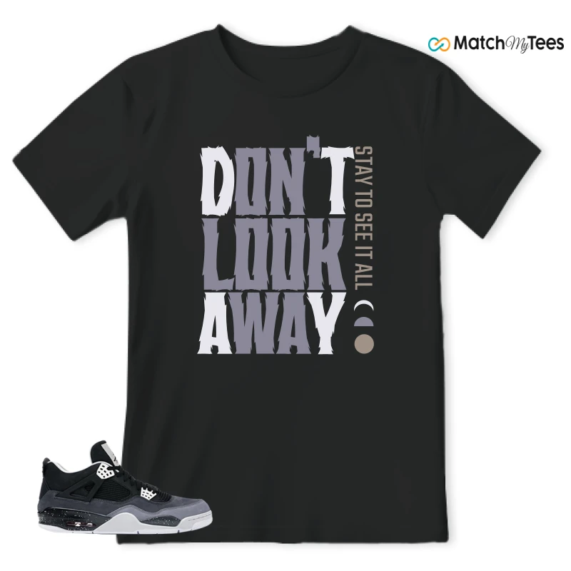 NIKE AIR JORDAN 4 FEAR SNEAKER Matching Tees t-shirt