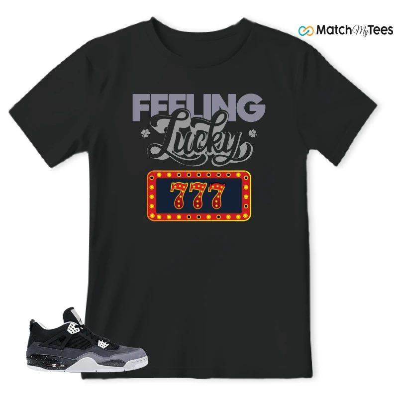 NIKE AIR JORDAN 4 FEAR SNEAKER Matching Tees T-shirt for Men