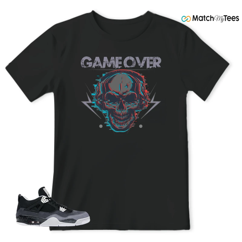 NIKE AIR JORDAN 4 FEAR SNEAKER Matching Tees T-shirt for Men