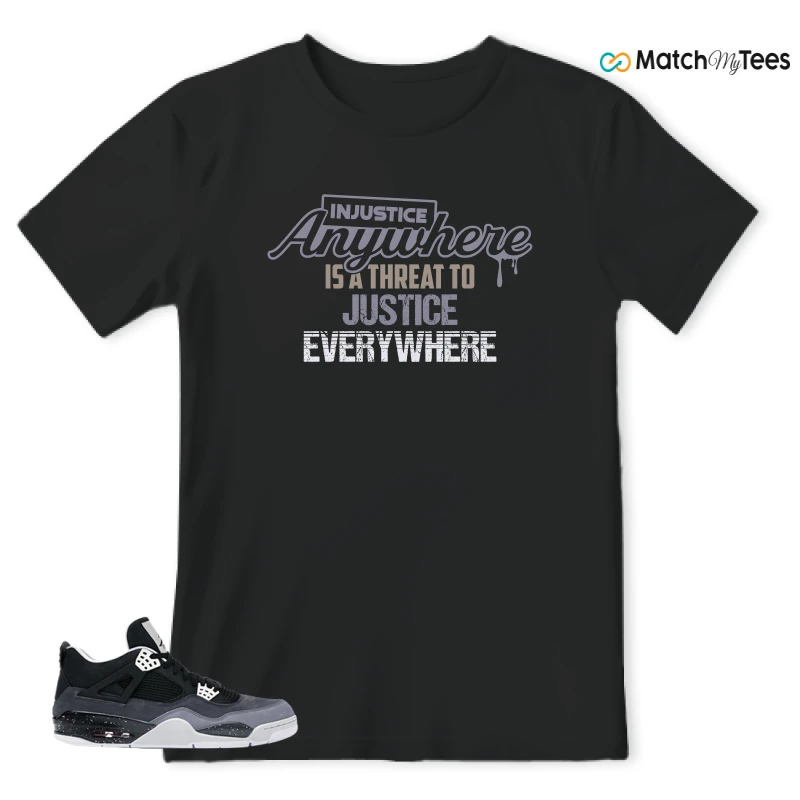 NIKE AIR JORDAN 4 FEAR SNEAKER Matching Tees t-shirt