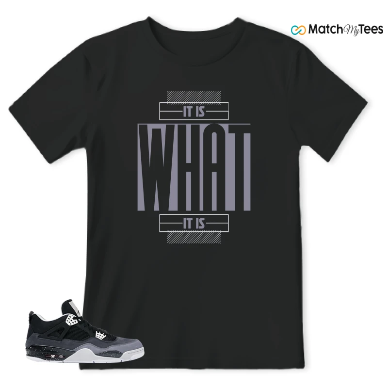 NIKE AIR JORDAN 4 FEAR SNEAKER Matching Tees t-shirt