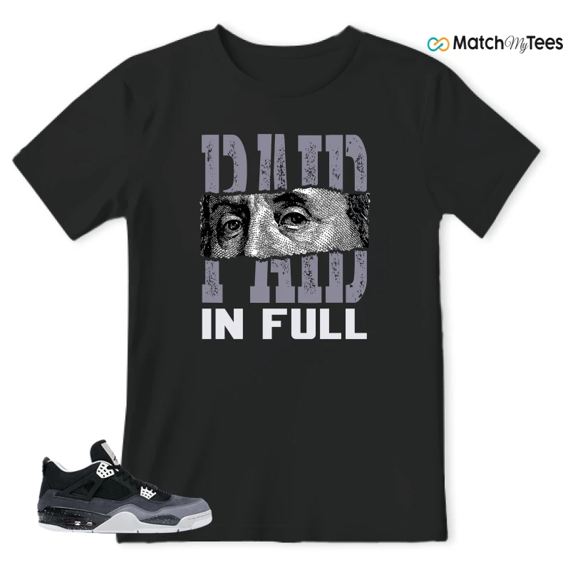 NIKE AIR JORDAN 4 FEAR SNEAKER Matching Tees t-shirt