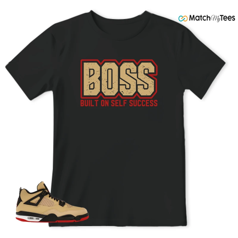 NIKE AIR JORDAN 4 RETRO GS PIZZA SNEAKER Matching Tees t-shirt