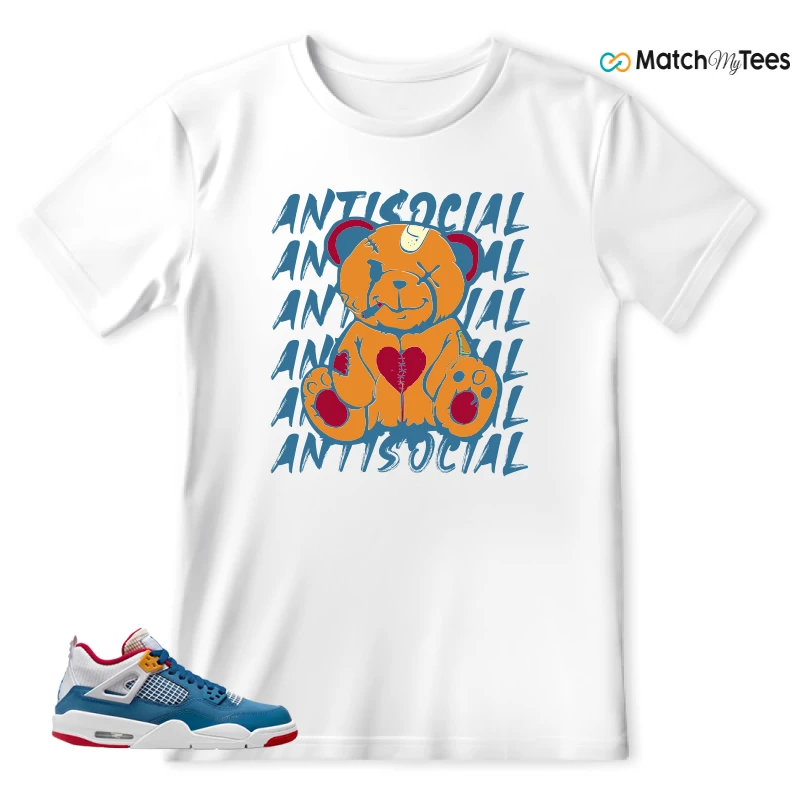 NIKE AIR JORDAN 4 RETRO MESSY ROOM (GS) SNEAKER Matching Tees t-shirt