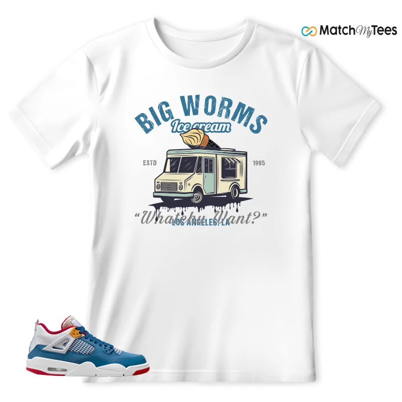 NIKE AIR JORDAN 4 RETRO MESSY ROOM (GS) SNEAKER Matching Tees t-shirt