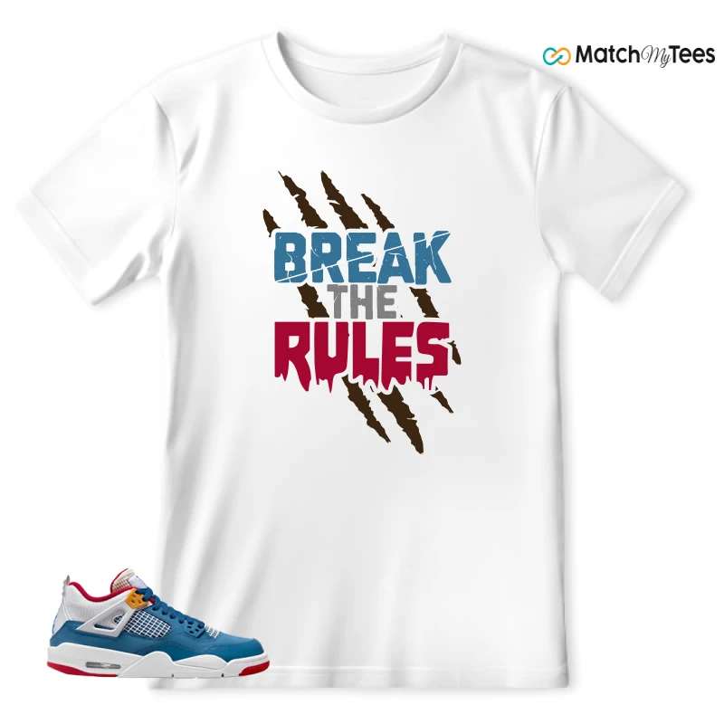 NIKE AIR JORDAN 4 RETRO MESSY ROOM (GS) SNEAKER Matching Tees t-shirt