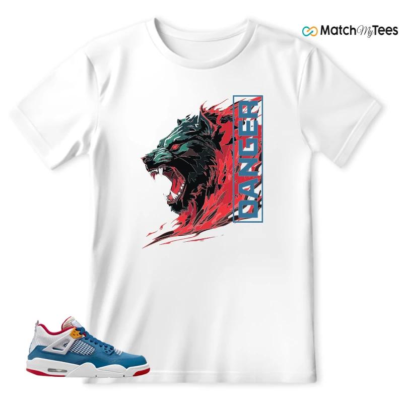 NIKE AIR JORDAN 4 RETRO MESSY ROOM (GS) SNEAKER Matching Tees t-shirt