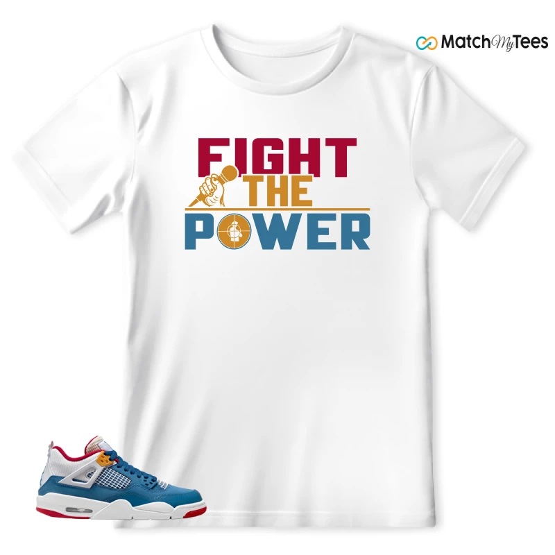 NIKE AIR JORDAN 4 RETRO MESSY ROOM (GS) SNEAKER Matching Tees t-shirt