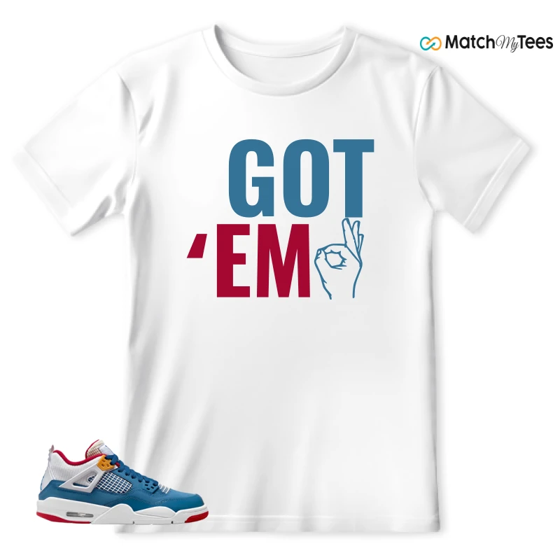 NIKE AIR JORDAN 4 RETRO MESSY ROOM (GS) SNEAKER Matching Tees t-shirt