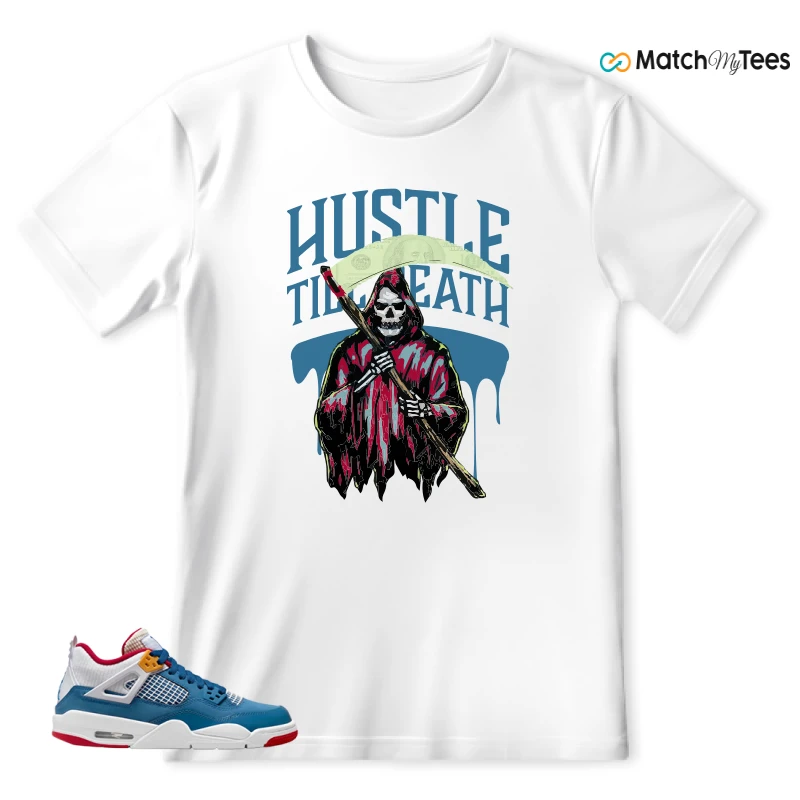 NIKE AIR JORDAN 4 RETRO MESSY ROOM (GS) SNEAKER Matching Tees t-shirt