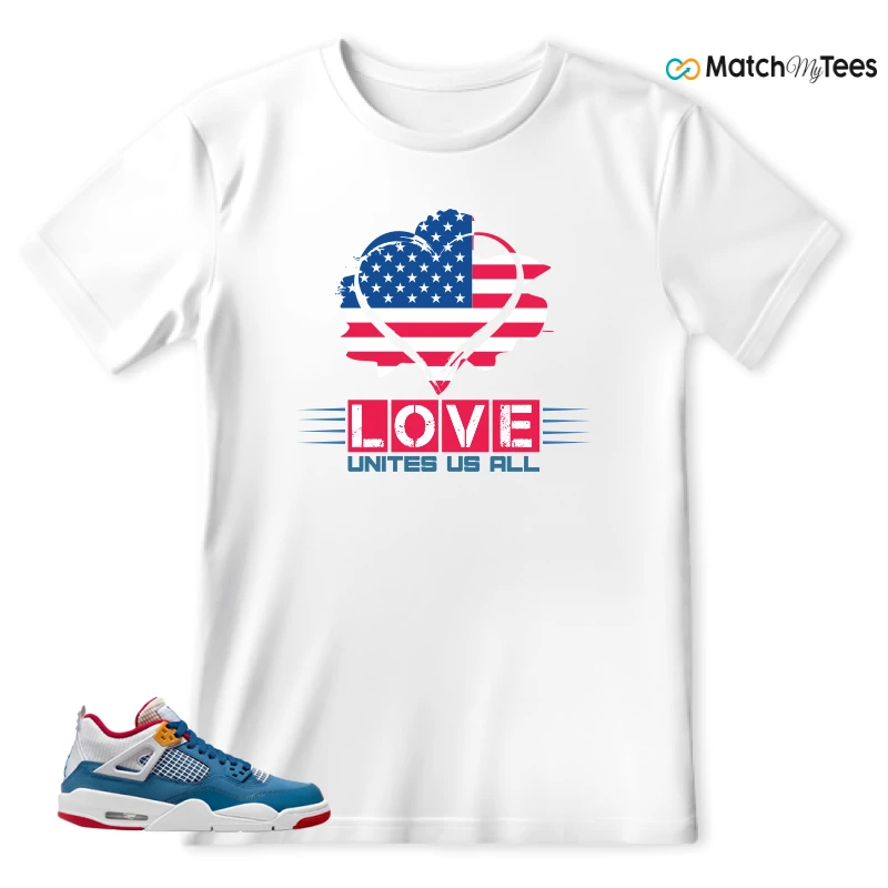 NIKE AIR JORDAN 4 RETRO MESSY ROOM (GS) SNEAKER Matching Tees t-shirt
