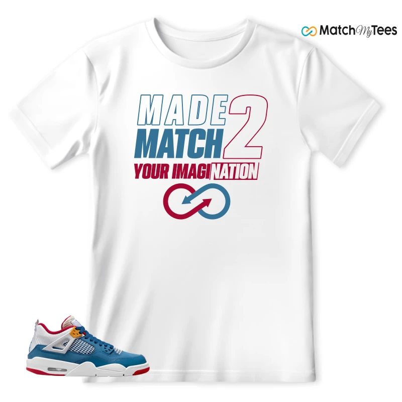 NIKE AIR JORDAN 4 RETRO MESSY ROOM (GS) SNEAKER Matching Tees t-shirt