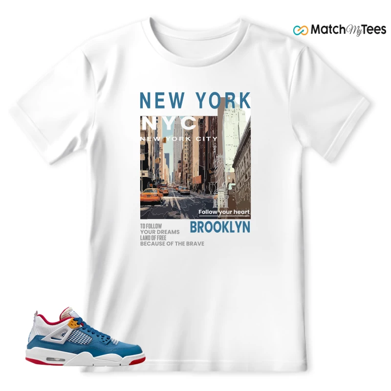 NIKE AIR JORDAN 4 RETRO MESSY ROOM (GS) SNEAKER Matching Tees t-shirt