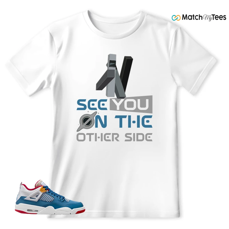 NIKE AIR JORDAN 4 RETRO MESSY ROOM (GS) SNEAKER Matching Tees t-shirt