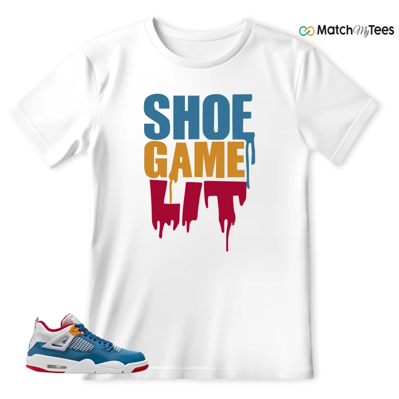 NIKE AIR JORDAN 4 RETRO MESSY ROOM (GS) SNEAKER Matching Tees t-shirt