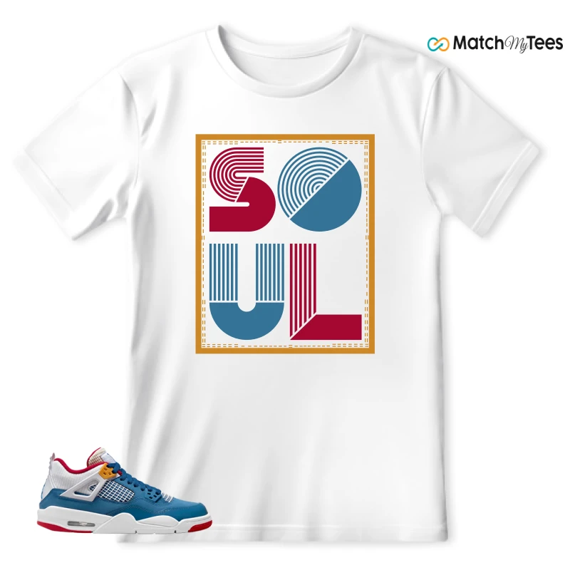 NIKE AIR JORDAN 4 RETRO MESSY ROOM (GS) SNEAKER Matching Tees t-shirt