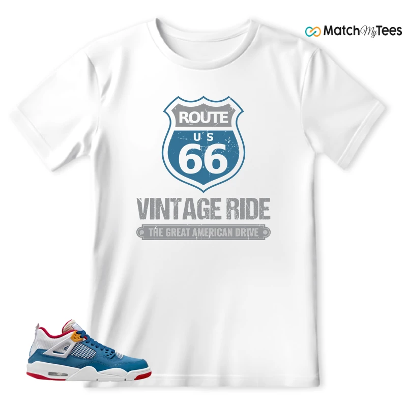NIKE AIR JORDAN 4 RETRO MESSY ROOM (GS) SNEAKER Matching Tees t-shirt