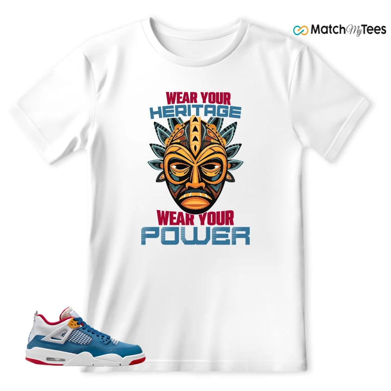 NIKE AIR JORDAN 4 RETRO MESSY ROOM (GS) SNEAKER Matching Tees t-shirt