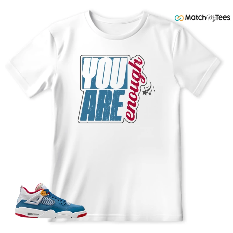 NIKE AIR JORDAN 4 RETRO MESSY ROOM (GS) SNEAKER Matching Tees t-shirt