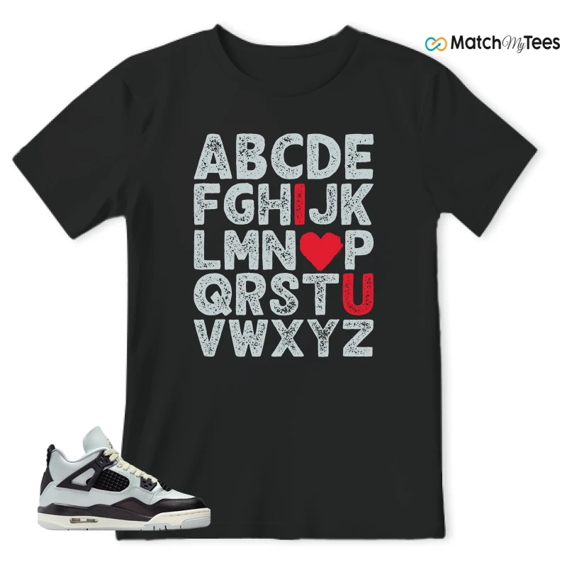 NIKE AIR JORDAN 4 RETRO PLATINUM GOLD SNEAKER Matching Tees t-shirt