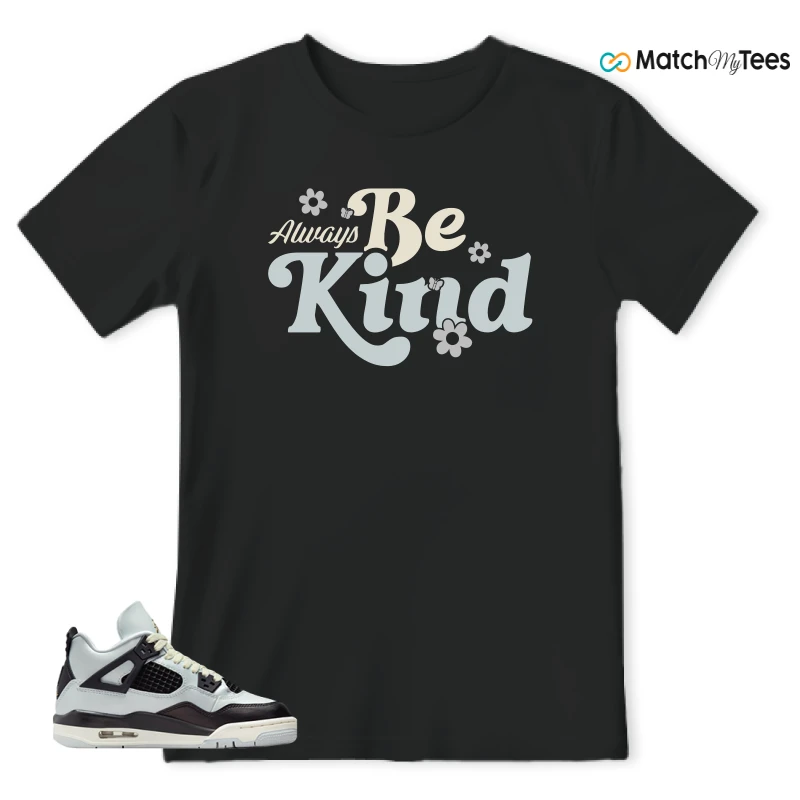 NIKE AIR JORDAN 4 RETRO PLATINUM GOLD SNEAKER Matching Tees t-shirt