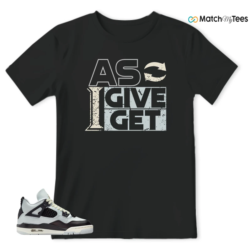 NIKE AIR JORDAN 4 RETRO PLATINUM GOLD SNEAKER Matching Tees t-shirt