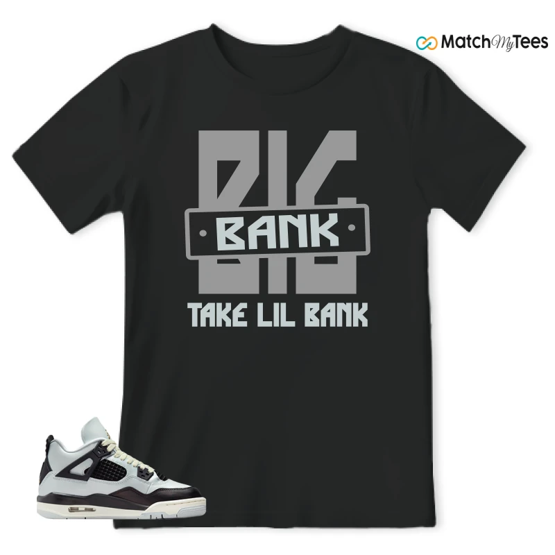 NIKE AIR JORDAN 4 RETRO PLATINUM GOLD SNEAKER Matching Tees t-shirt