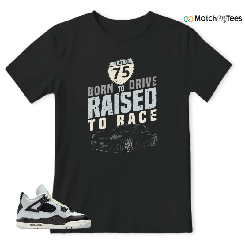 NIKE AIR JORDAN 4 RETRO PLATINUM GOLD SNEAKER Matching Tees t-shirt
