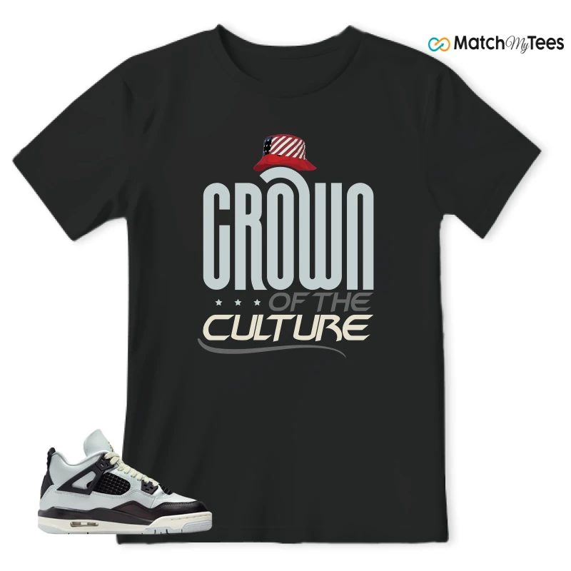 NIKE AIR JORDAN 4 RETRO PLATINUM GOLD SNEAKER Matching Tees t-shirt
