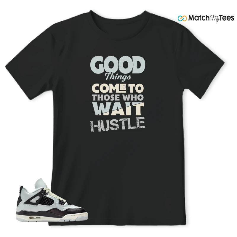 NIKE AIR JORDAN 4 RETRO PLATINUM GOLD SNEAKER Matching Tees t-shirt