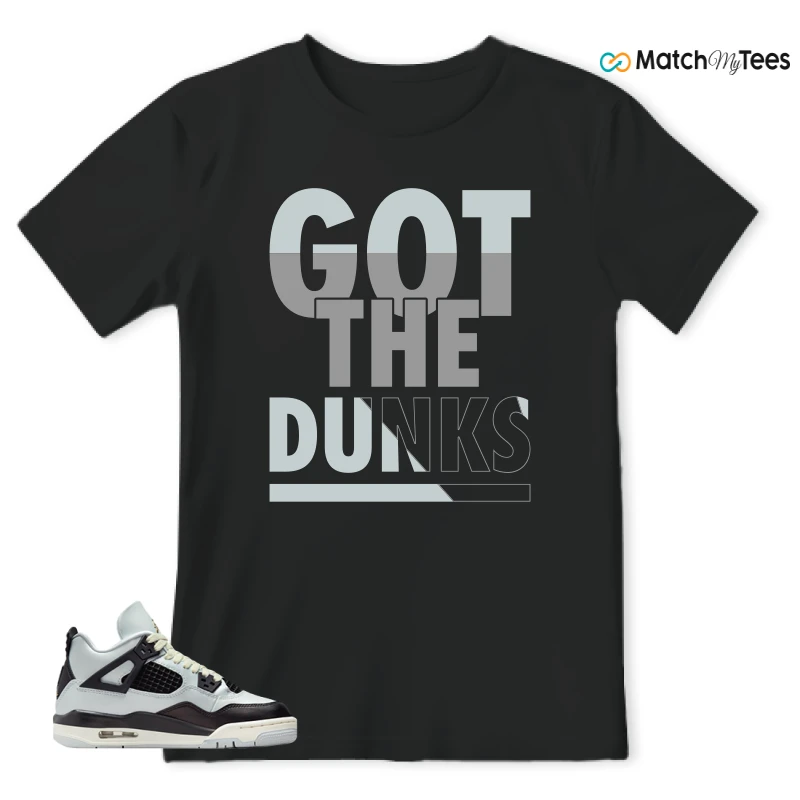 NIKE AIR JORDAN 4 RETRO PLATINUM GOLD SNEAKER Matching Tees t-shirt