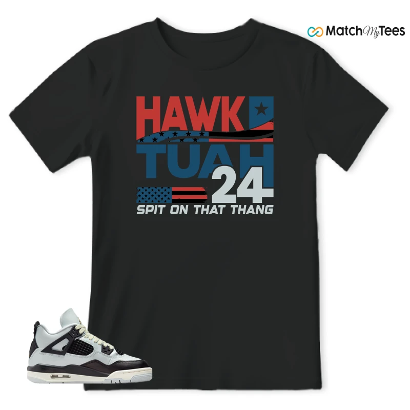 NIKE AIR JORDAN 4 RETRO PLATINUM GOLD SNEAKER Matching Tees T-shirt for Men