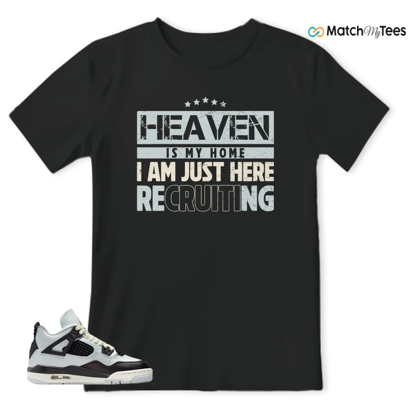 NIKE AIR JORDAN 4 RETRO PLATINUM GOLD SNEAKER Matching Tees t-shirt