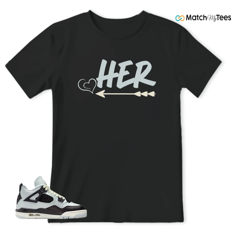NIKE AIR JORDAN 4 RETRO PLATINUM GOLD SNEAKER Matching Tees t-shirt