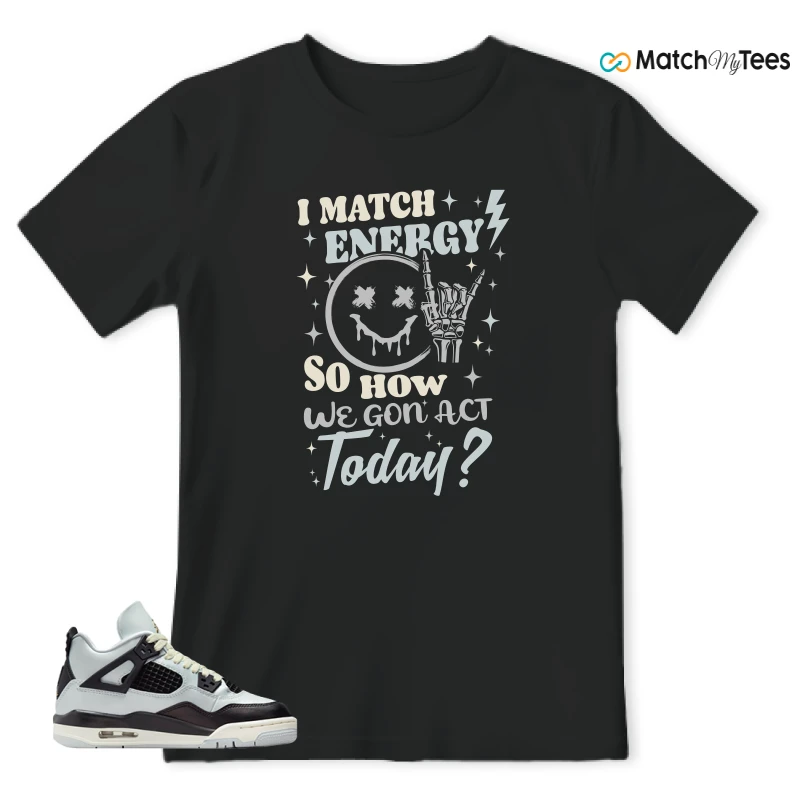 NIKE AIR JORDAN 4 RETRO PLATINUM GOLD SNEAKER Matching Tees t-shirt