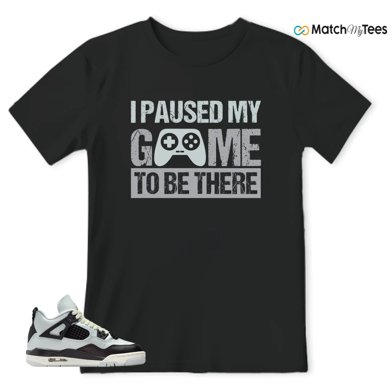 NIKE AIR JORDAN 4 RETRO PLATINUM GOLD SNEAKER Matching Tees t-shirt