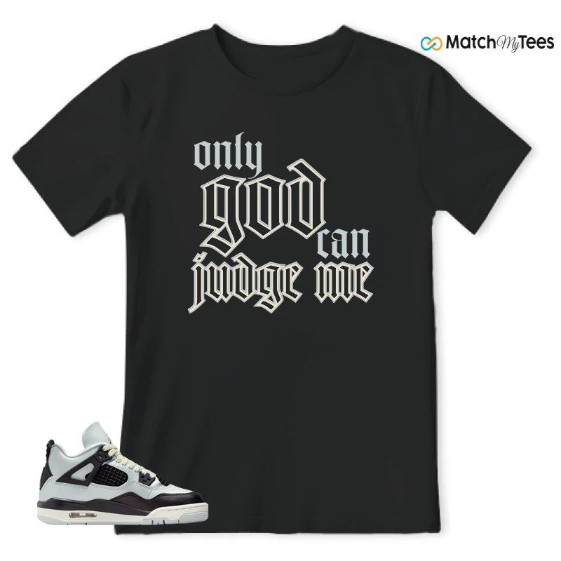 NIKE AIR JORDAN 4 RETRO PLATINUM GOLD SNEAKER Matching Tees t-shirt