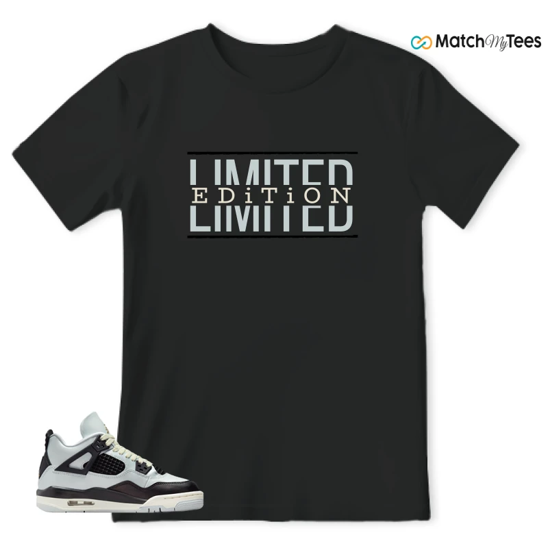 NIKE AIR JORDAN 4 RETRO PLATINUM GOLD SNEAKER Matching Tees t-shirt