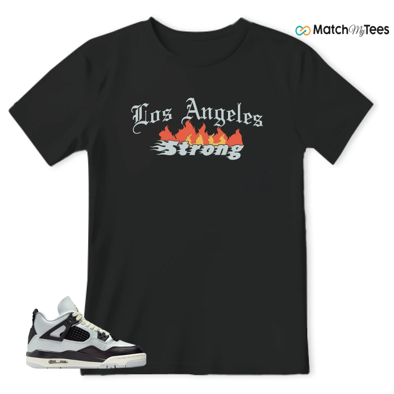 NIKE AIR JORDAN 4 RETRO PLATINUM GOLD SNEAKER Matching Tees t-shirt