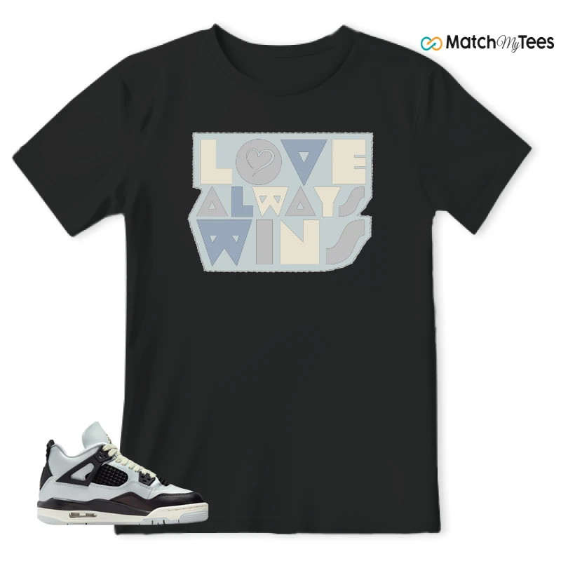 NIKE AIR JORDAN 4 RETRO PLATINUM GOLD SNEAKER Matching Tees t-shirt